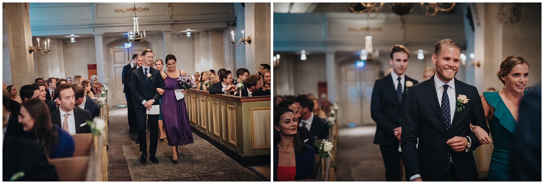 Martina och Johans bröllop på Ekerö och party vid Djurgården